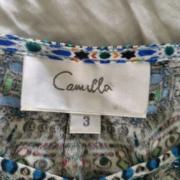 Camilla Drop Shoulder Silk Playsuit Jumpsuit Romper - Picture 7 of 8